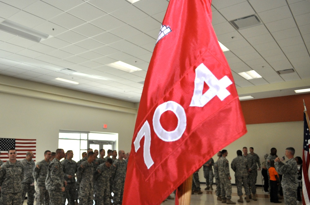 704th Engineer Company deploys