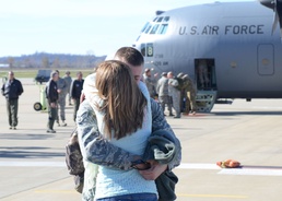 Airmen welcomed back from overseas operations