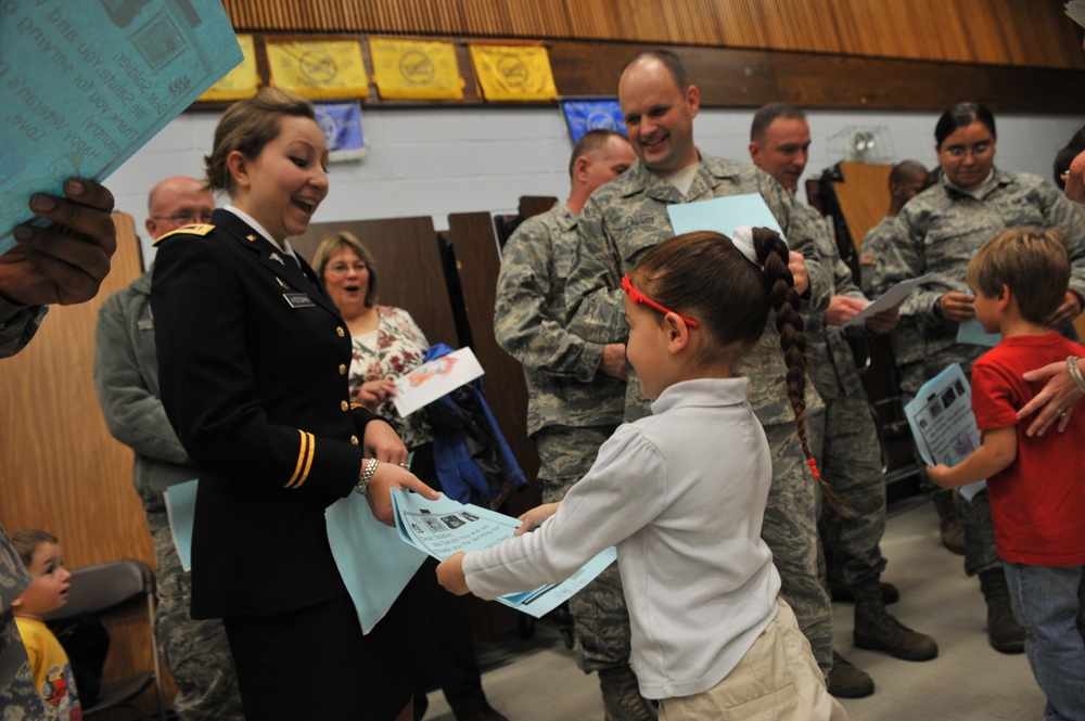 Airmen visit Tangier Smith Elementary School