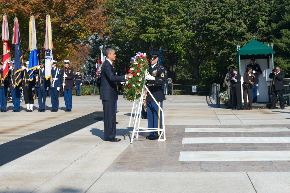 Tomb of the Unknowns Wreath Laying