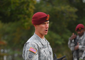 Through the woods: 18th Fires Brigade soldiers put teamwork to the test in the Viper Challenge