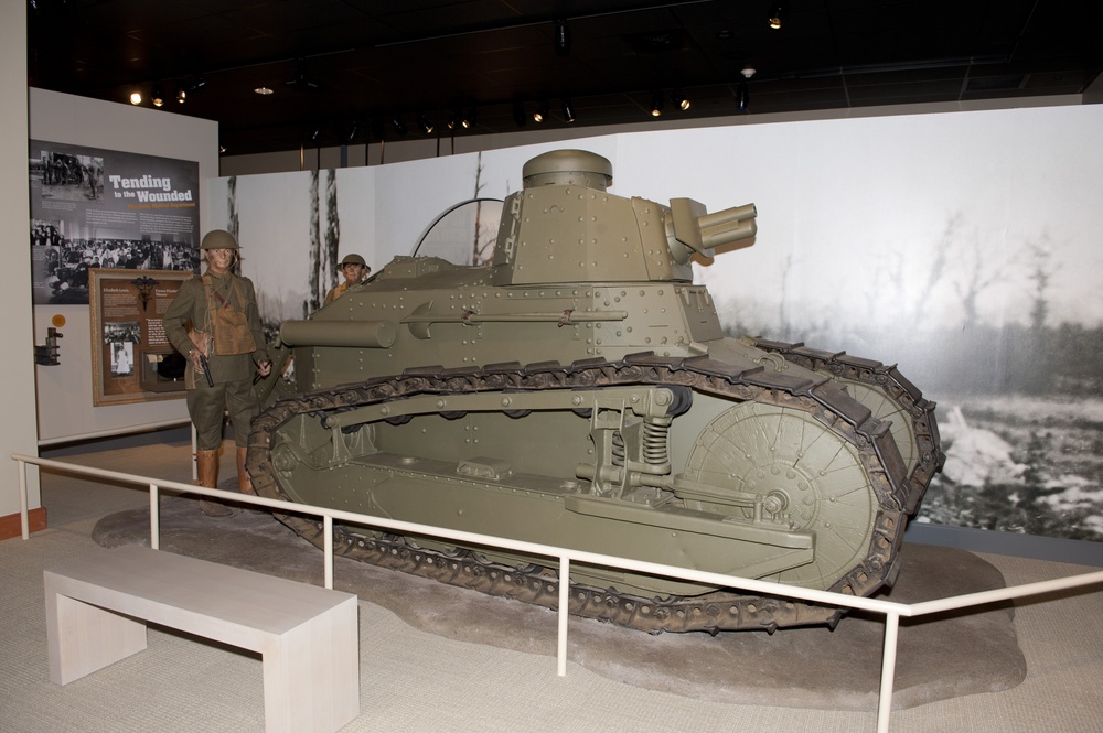 Soldier Experience Gallery featured genuine restored World War I-era tank