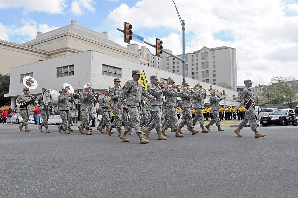 Band marches