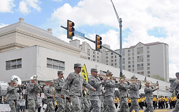 Band marches