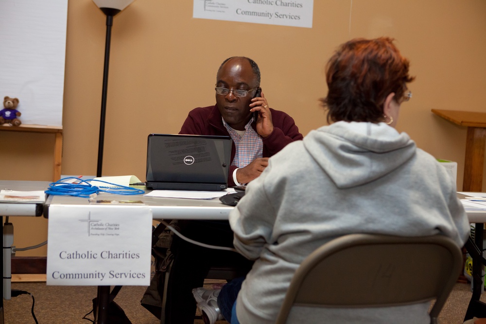 Faith-based organizations available in some disaster recovery centers