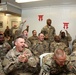 Soldiers watch NFL game on Veterans Day