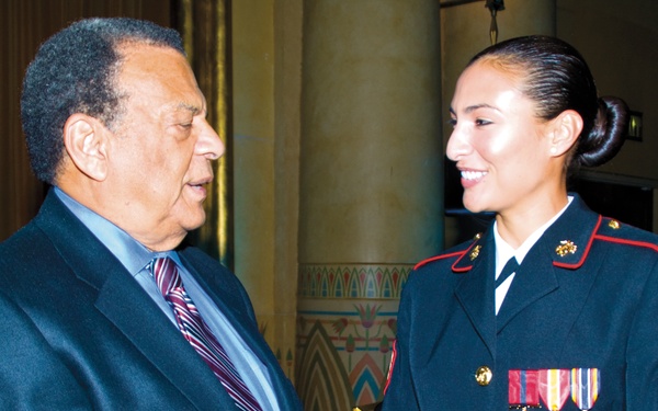 Marine receives 40 Under 40 award