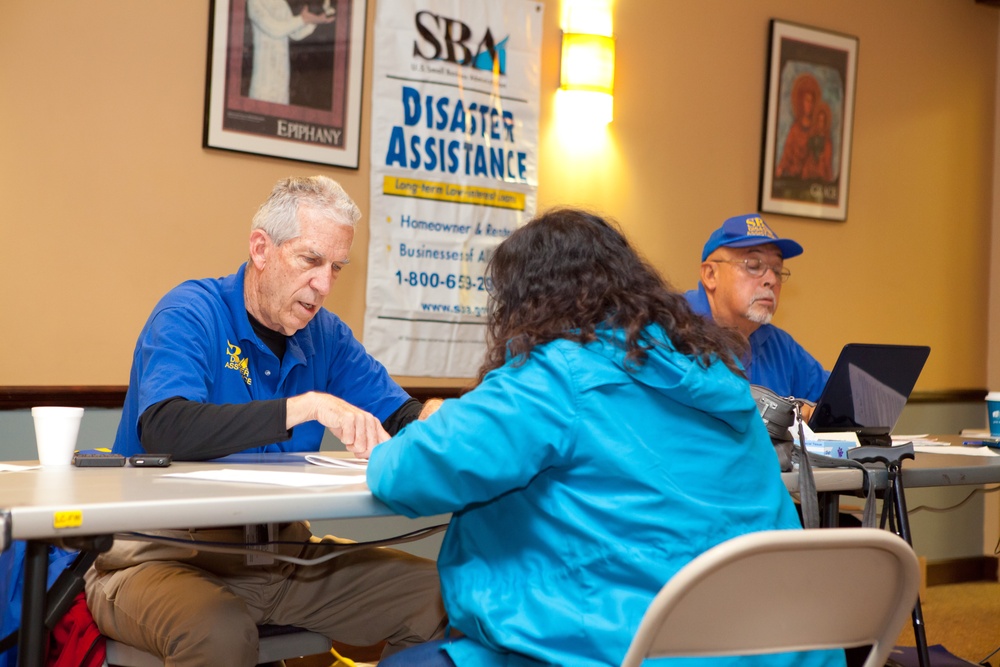 Small business administration available at Disaster Recovery Centers