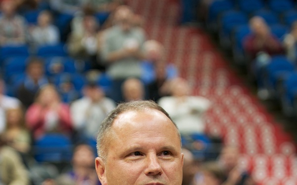 Timberwolves honor military service members