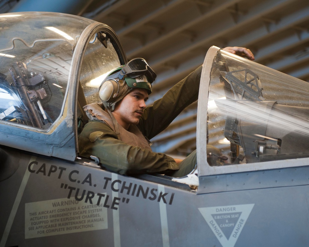 USS Iwo Jima flight deck operations