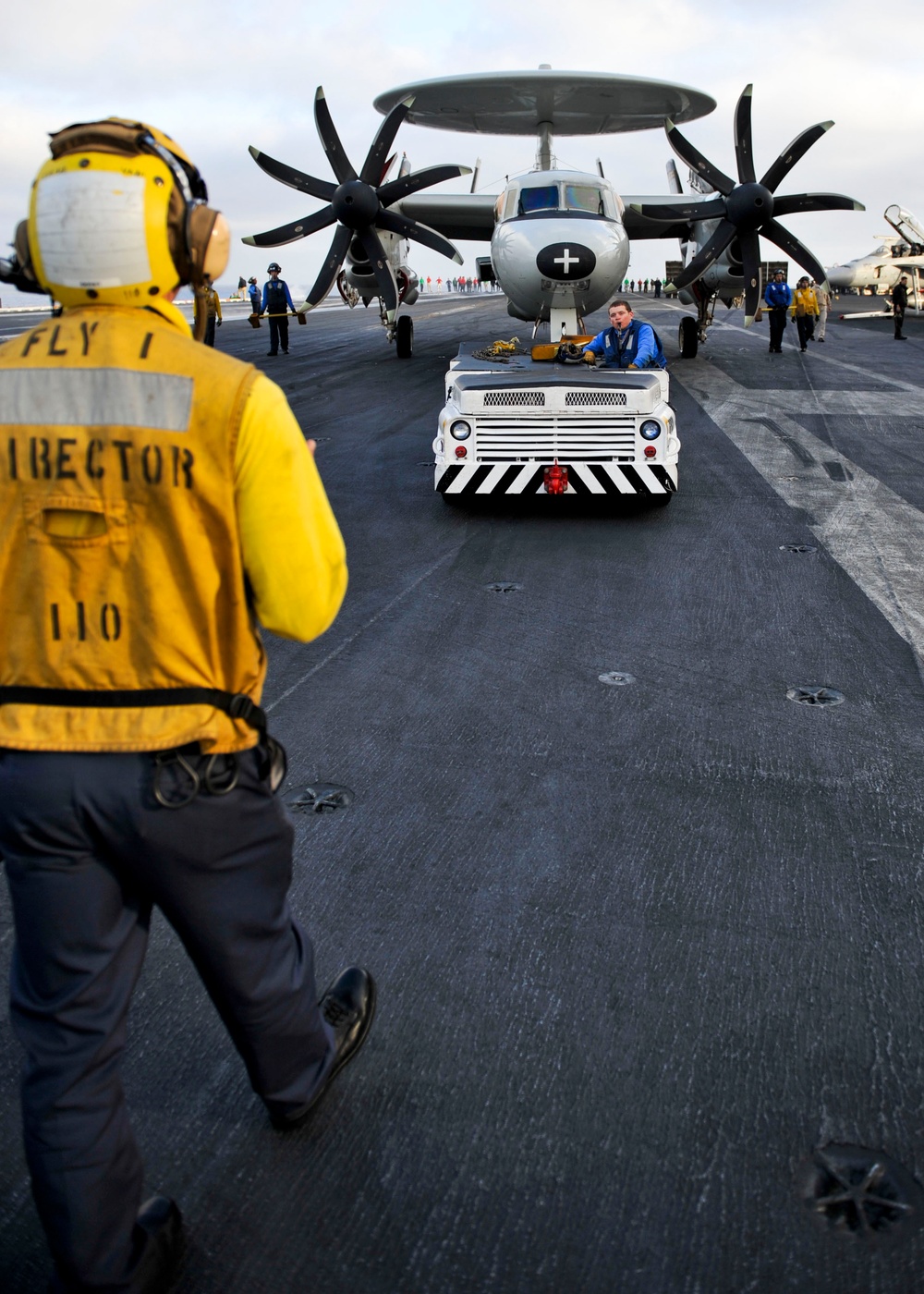 USS Nimitz foreign object damage walk down