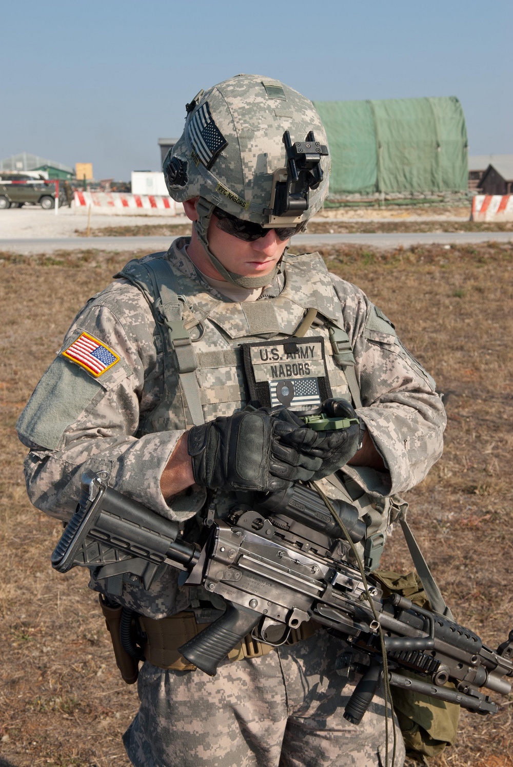 Fire team competition at Camp Bondsteel