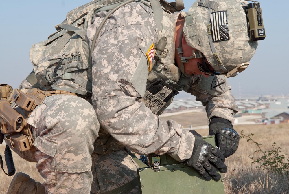 Fire team competition at Camp Bondsteel