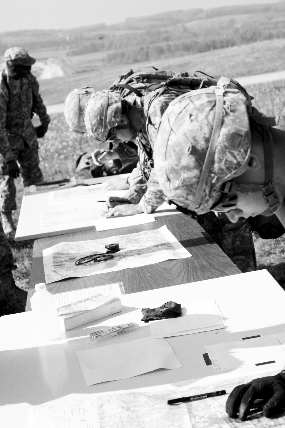 Fire team competition at Camp Bondsteel