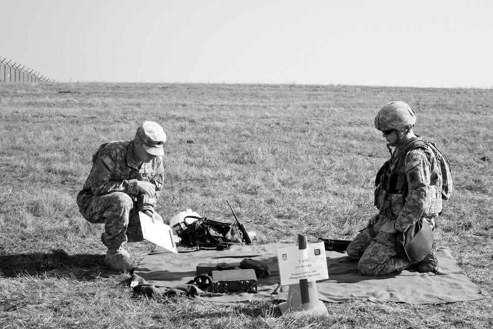 Fire team competition at Camp Bondsteel