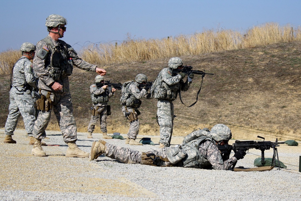 Fire team competition at Camp Bondsteel