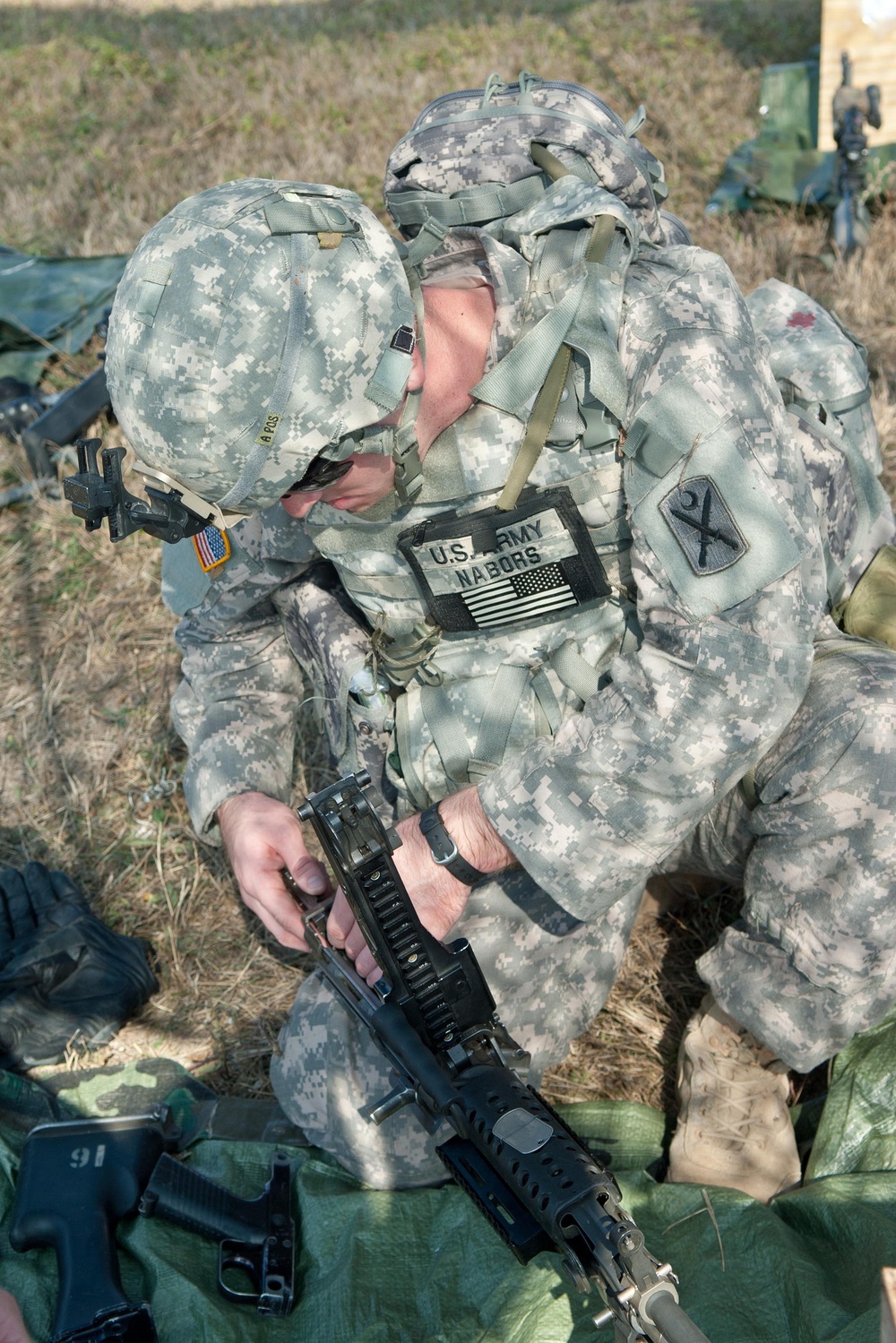 Fire team competition at Camp Bondsteel