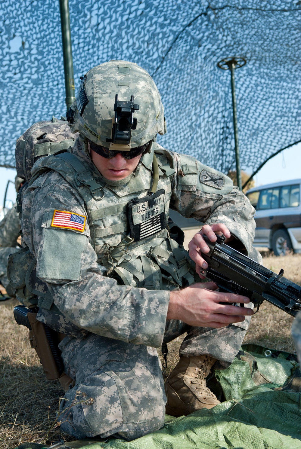 Fire team competition at Camp Bondsteel