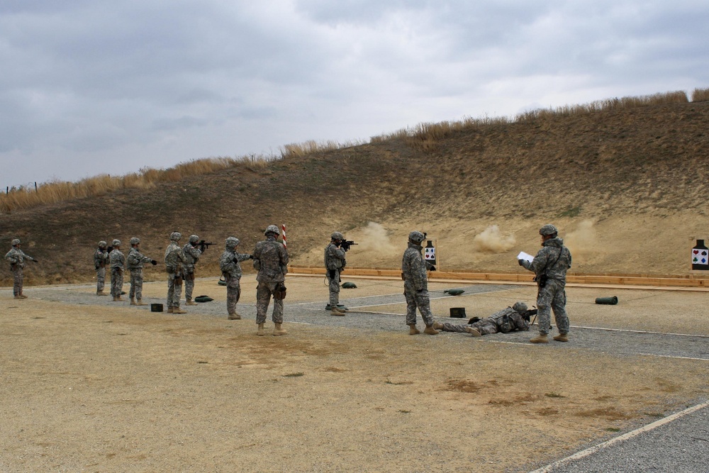 Fire team competition at Camp Bondsteel