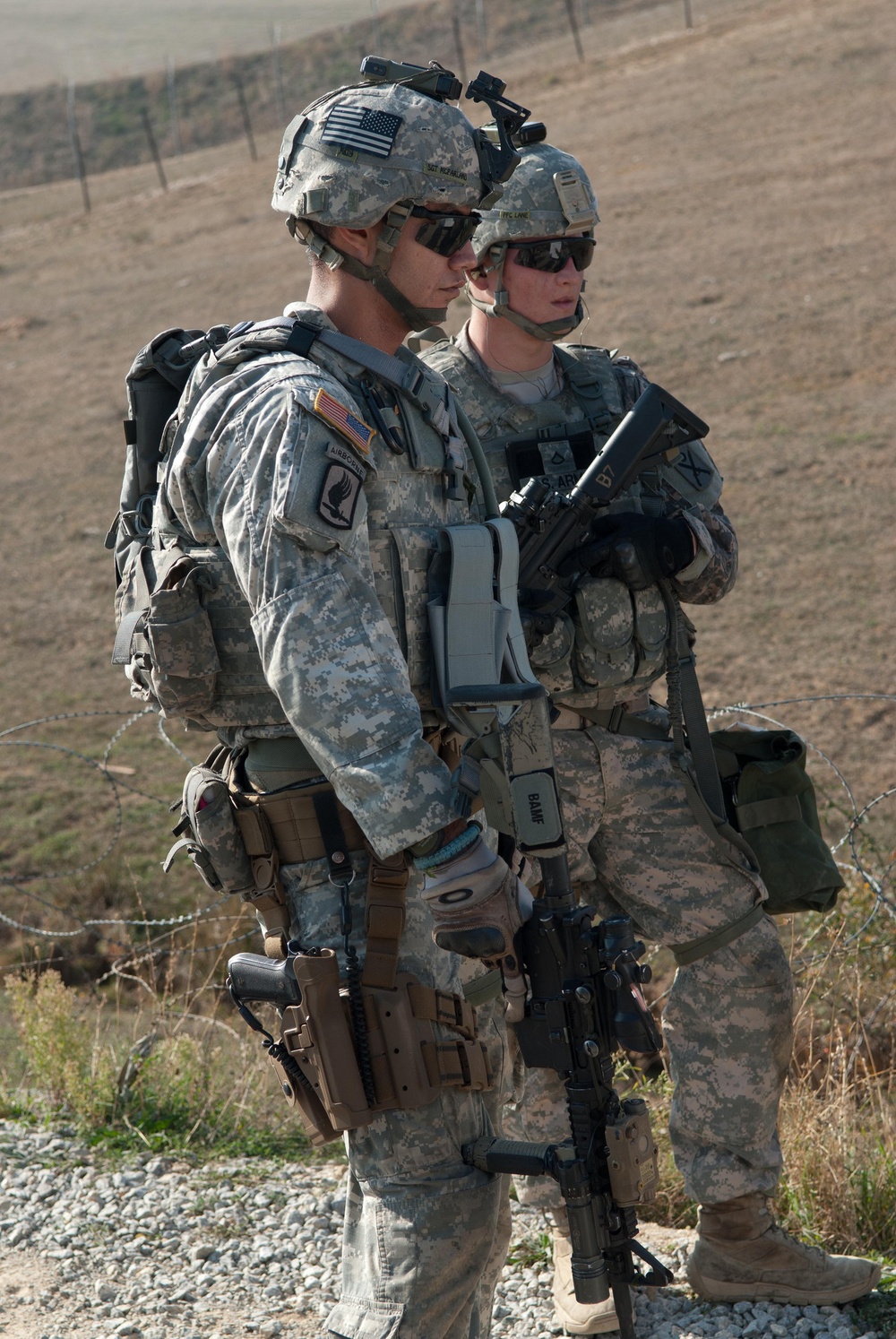 Fire team competition at Camp Bondsteel