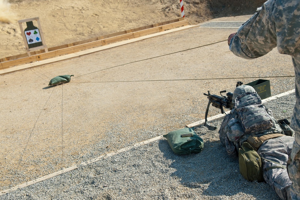 Fire team competition at Camp Bondsteel