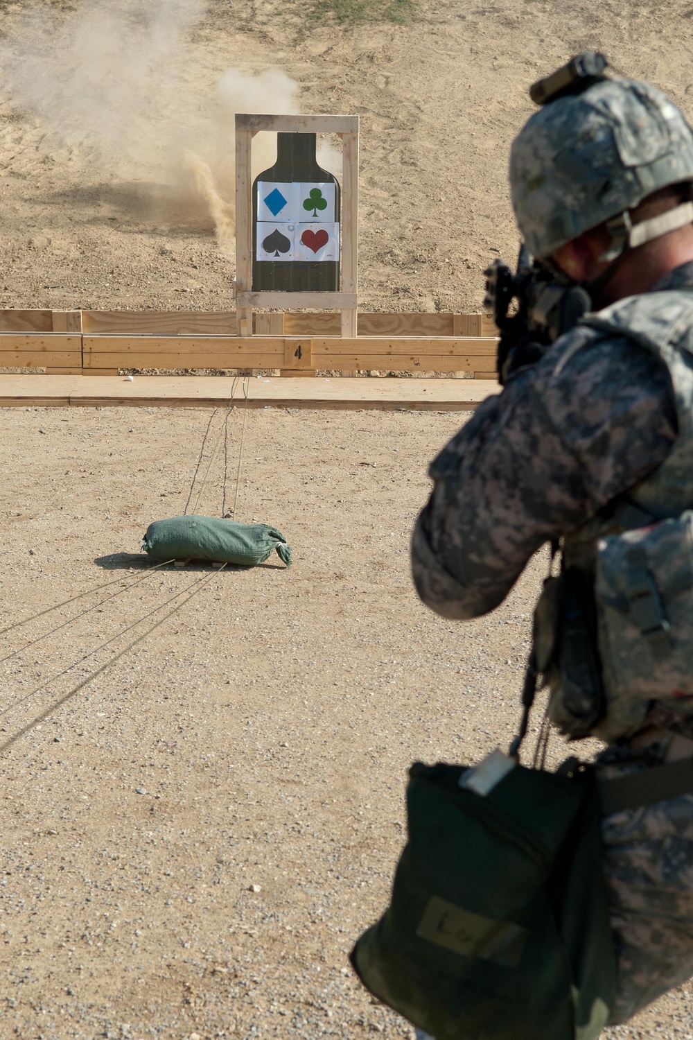 Fire team competition at Camp Bondsteel