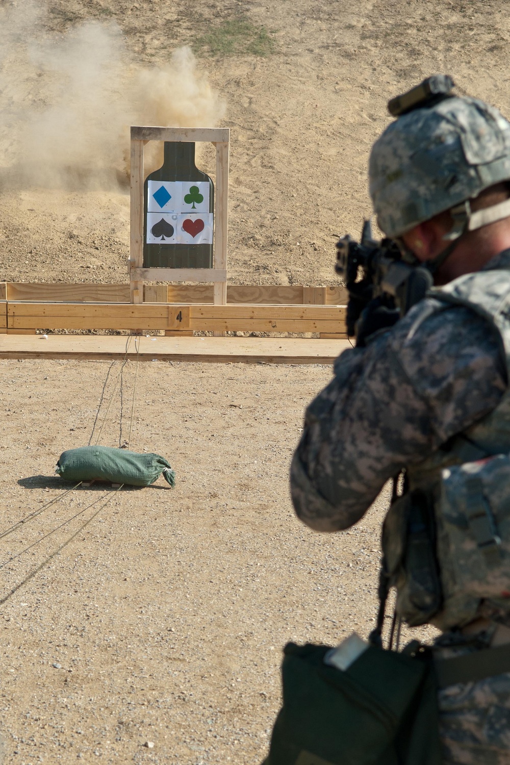 Fire team competition at Camp Bondsteel