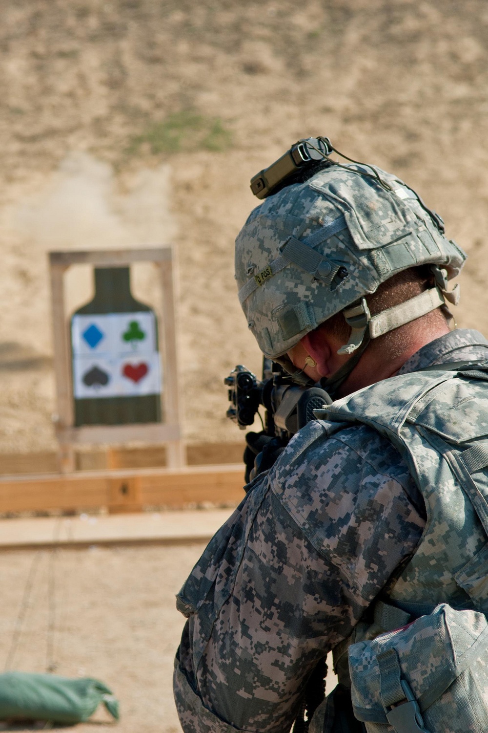 Fire team competition at Camp Bondsteel