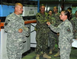 General spends Veterans Day with troops