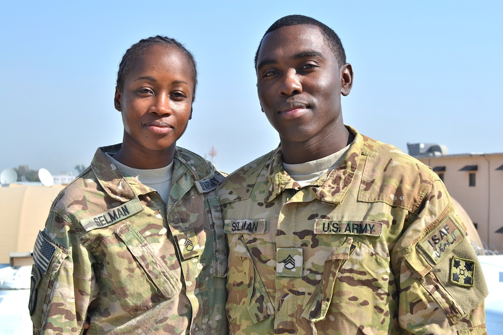 Why We Serve:  Staff Sergeants Wayne, Shanique Selman)