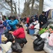 New York residents donate clothing to victims of superstorm Sandy