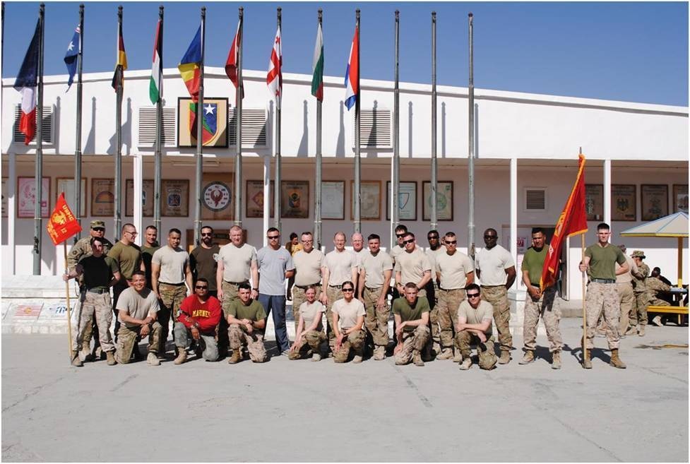Armed services in Afghanistan celebrate USMC birthday
