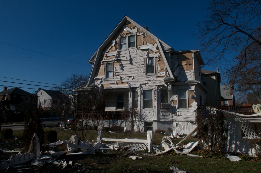 Flood related fires destroy homes in Rockaway, NY