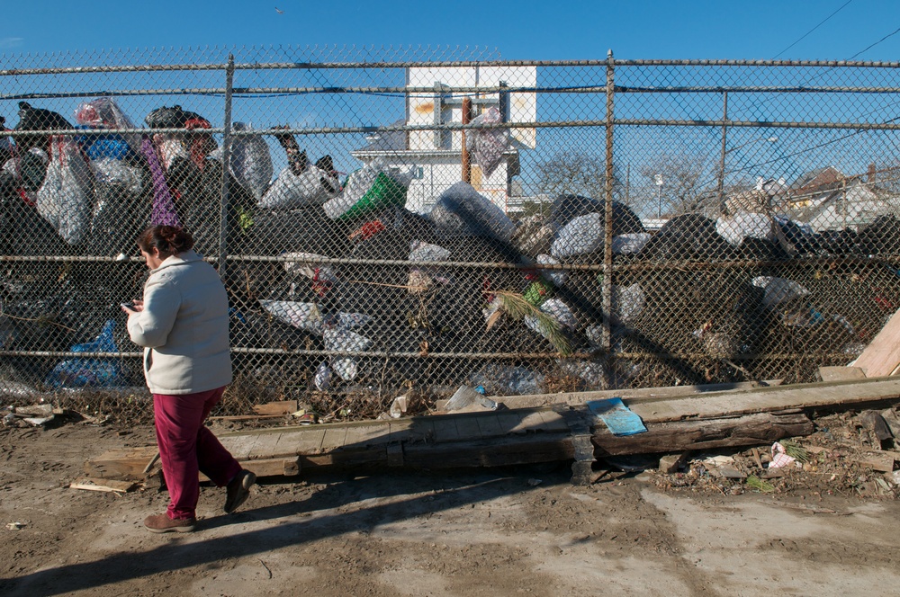 Flood related fires destroy homes in Rockaway, NY
