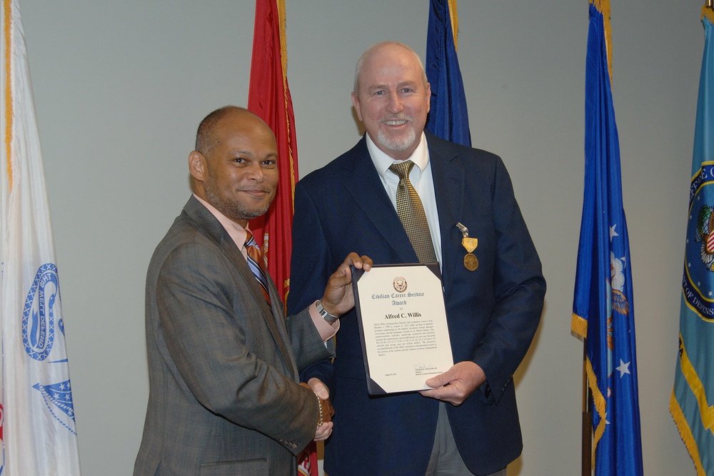 DCMA director interacts, honors