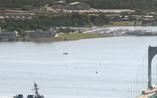 Supply sailors take to the seas