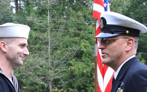 CBMU 303 Detachment Bangor participates in Veteran's Day service