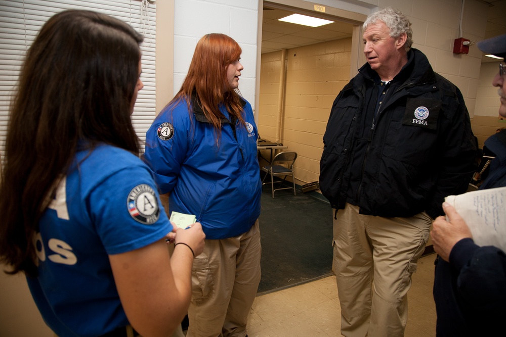 Deputy Administrator and two FEMA Corps members