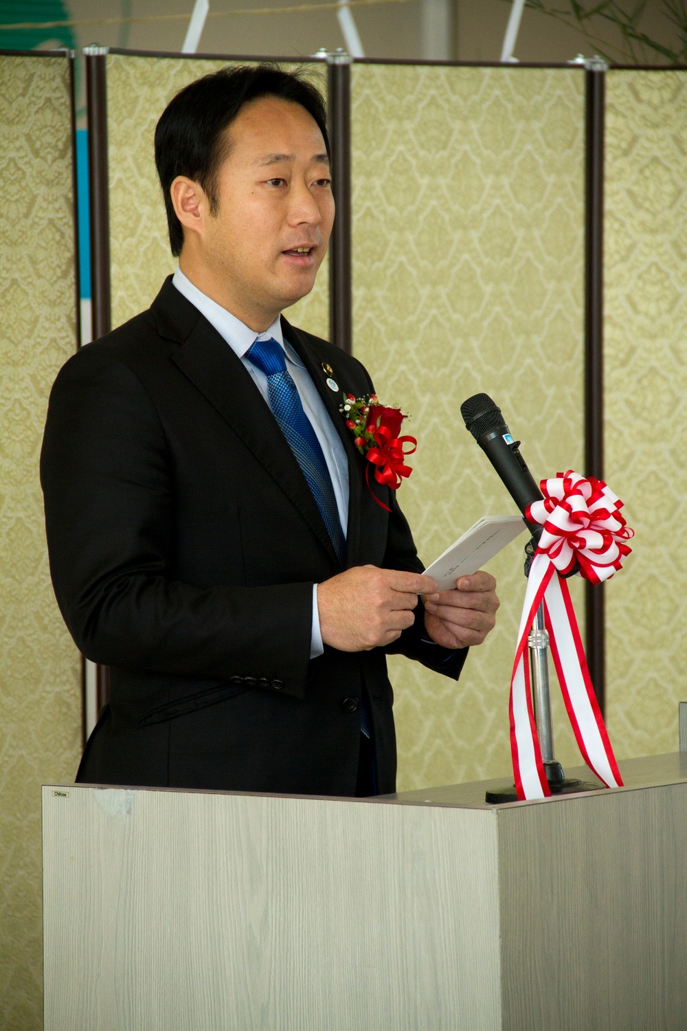 Iwakuni Kintaikyo Airport Building Completion Ceremony