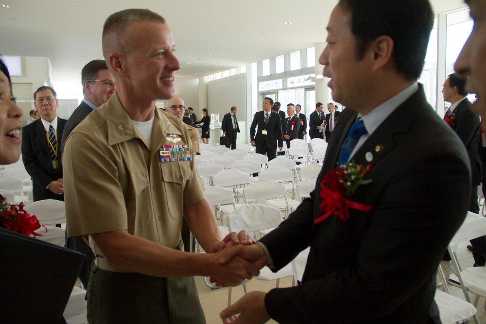 Iwakuni Kintaikyo Airport Building Completion Ceremony