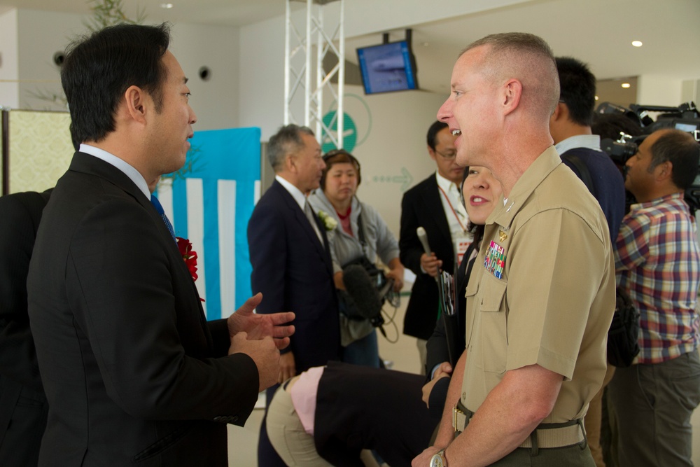 Iwakuni Kintaikyo Airport Building Completion Ceremony