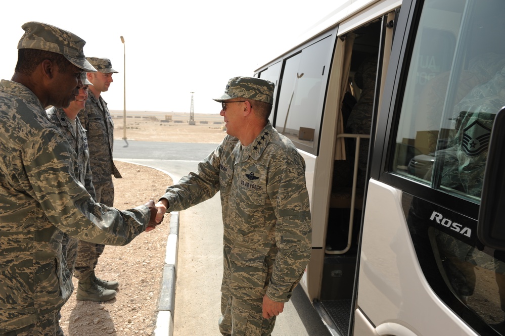 General speaks to airmen about Air Force budget