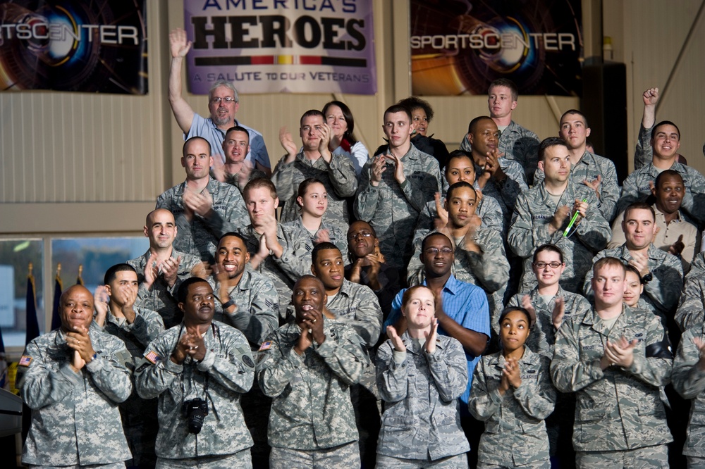 Armed Forces Classic basketball game