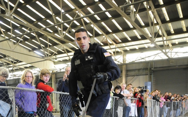 Coast Guard K-9 demonstration