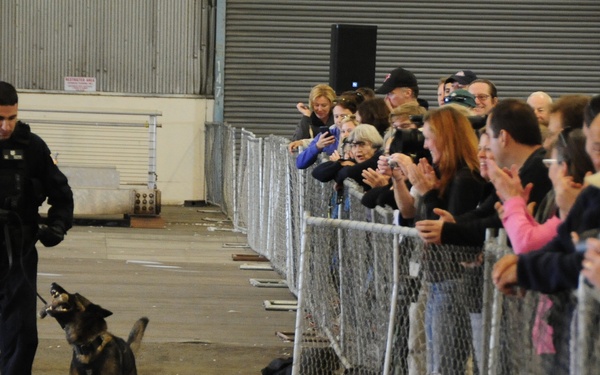 Coast Guard K-9 demonstration