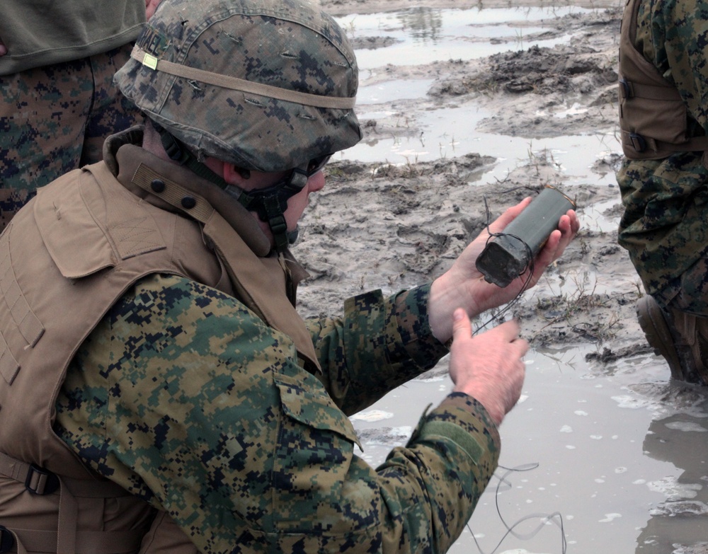 2nd Combat Engineer Battalion uses explosives for training