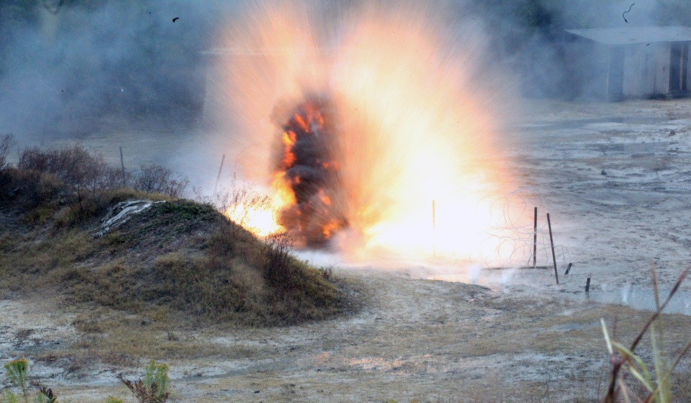 2nd Combat Engineer Battalion uses explosives for training