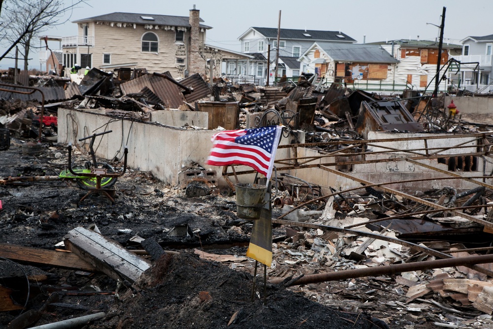 Flag and damage