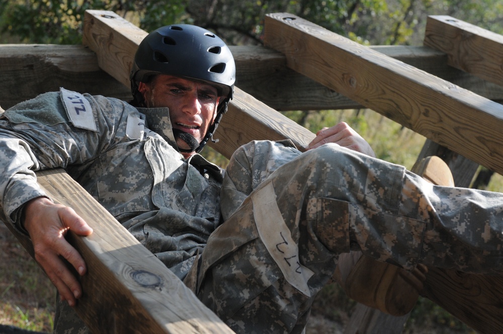 Special forces candidates tackle Nasty Nick obstacle course