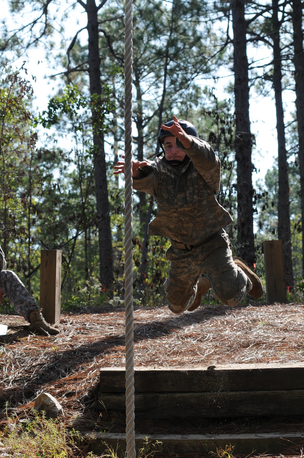 Special forces candidates tackle Nasty Nick obstacle course